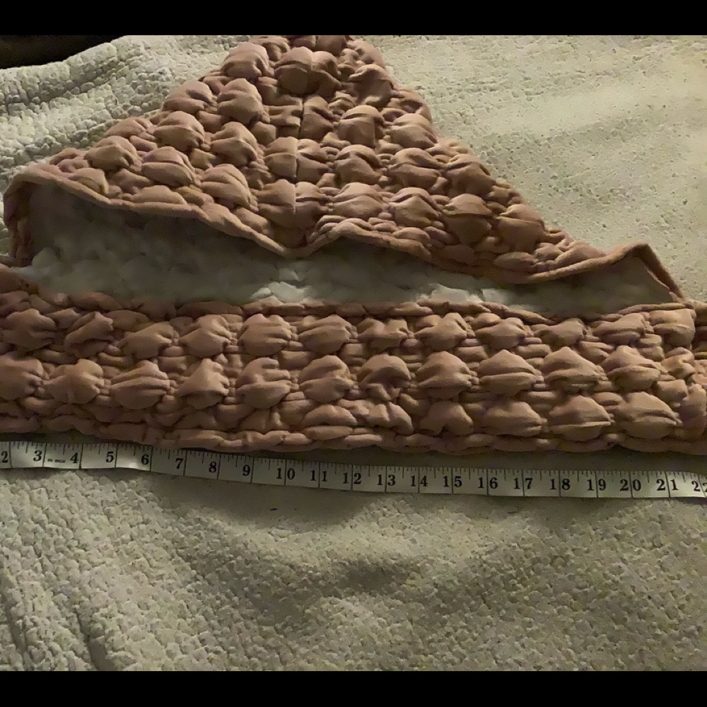 Pink Scarf With A Hood